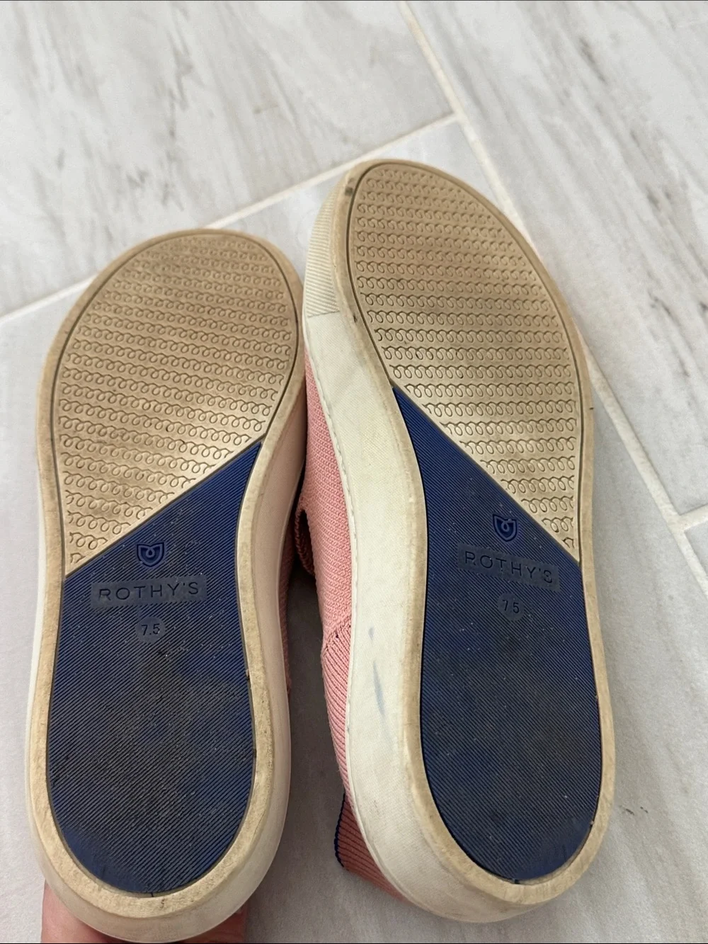 Rothy’s OriginalSlip-On Women’s Canvas Sneakers - Dusty Rose